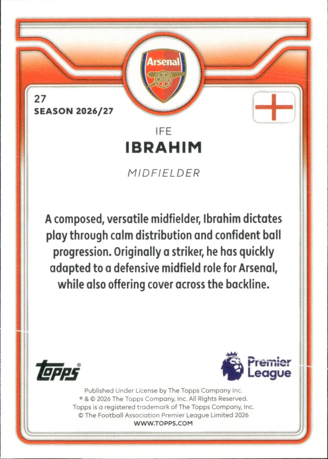 Ife Ibrahim card back