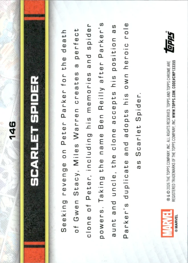 Scarlet Spider card back