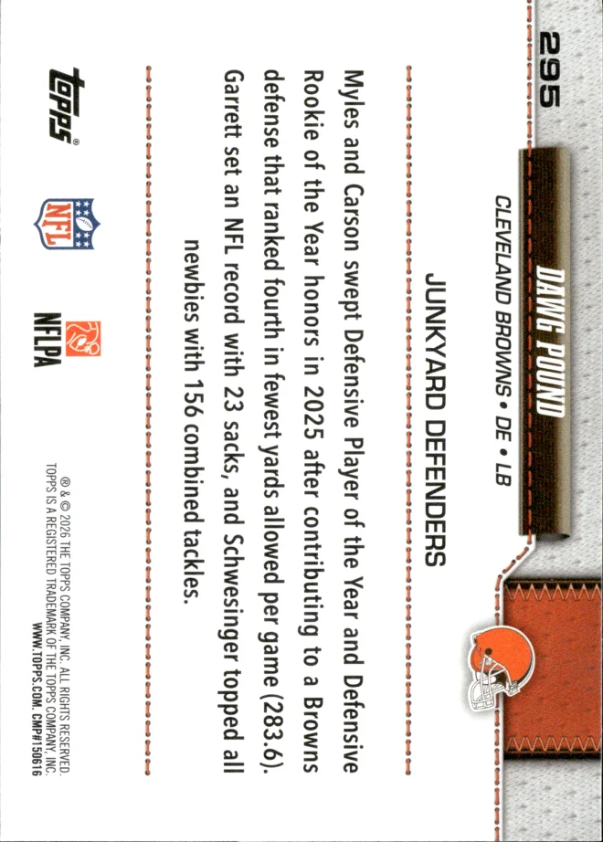 Dawg Pound card back