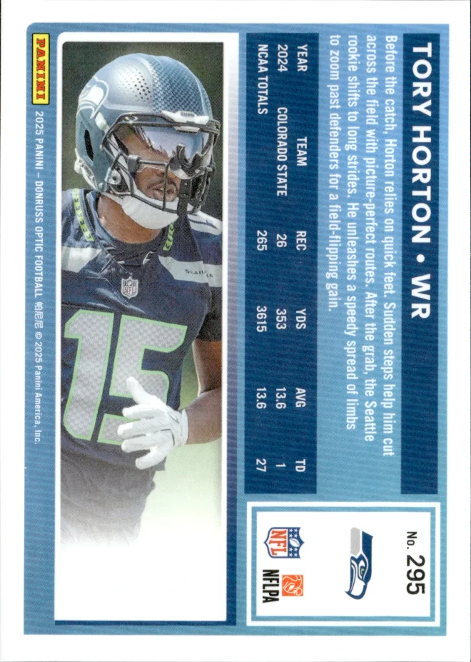 Tory Horton card back