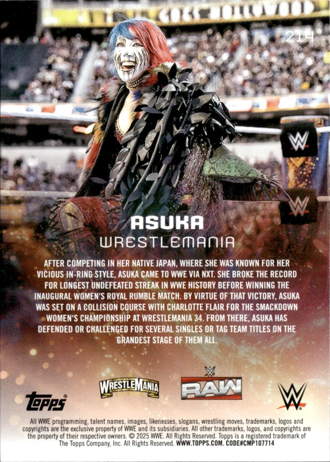 Asuka card back