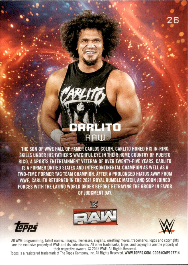 Carlito card back