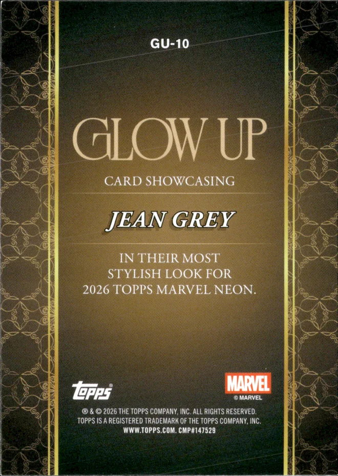 Jean Grey card back