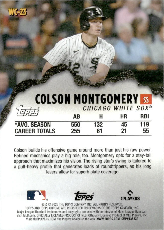 Colson Montgomery card back