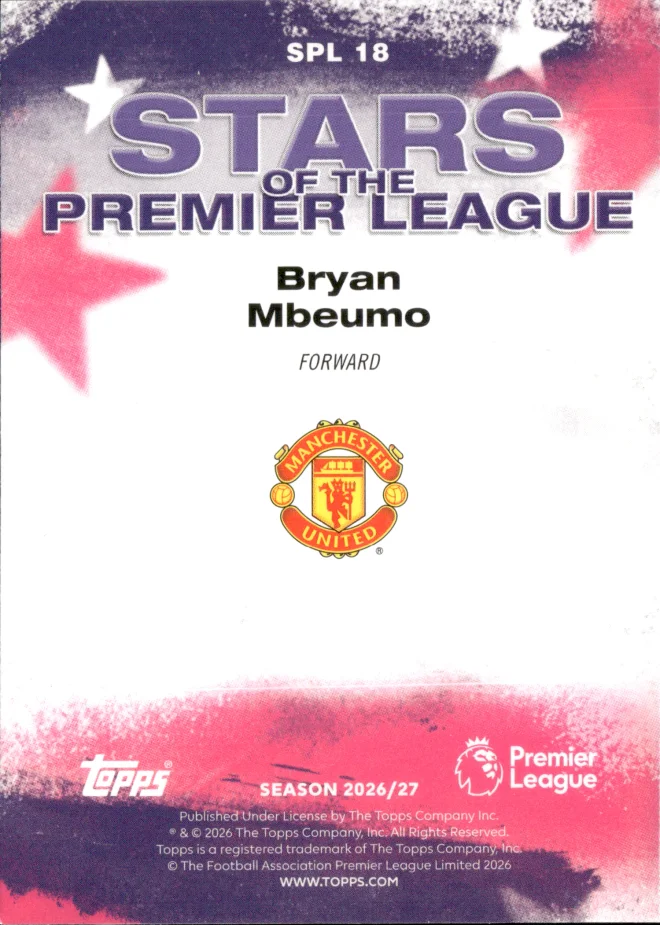 Bryan Mbeumo card back