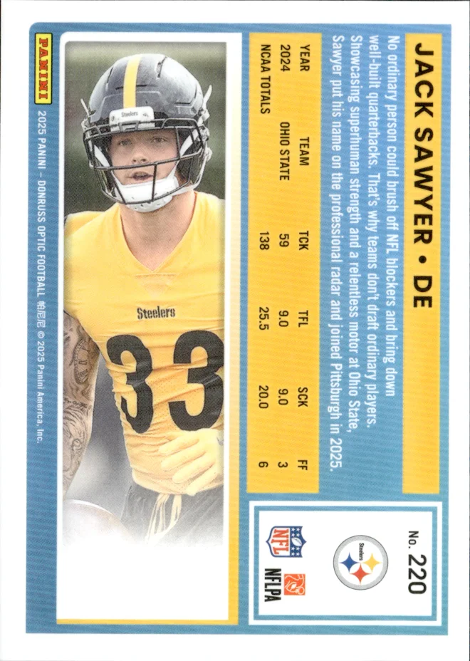 Jack Sawyer card back