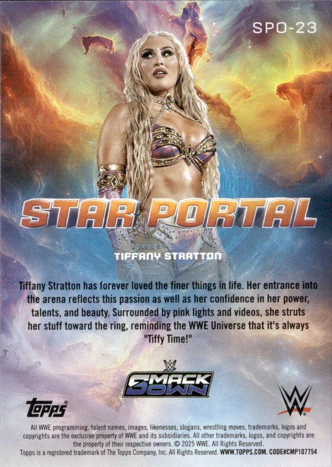 Tiffany Stratton card back