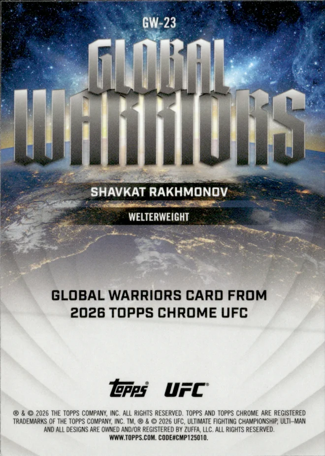 Shavkat Rakhmonov card back