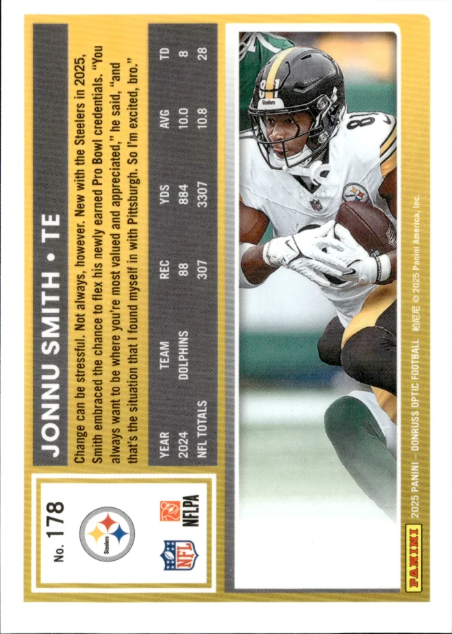 Jonnu Smith card back
