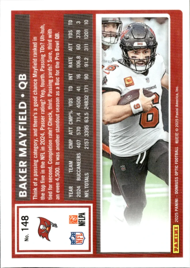 Baker Mayfield card back