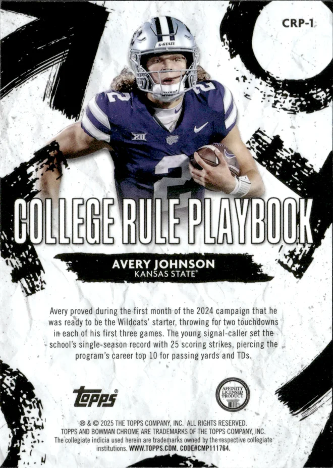 Avery Johnson card back