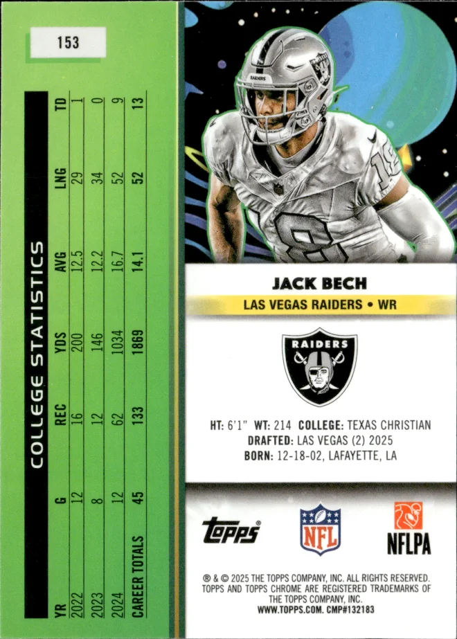 Jack Bech card back