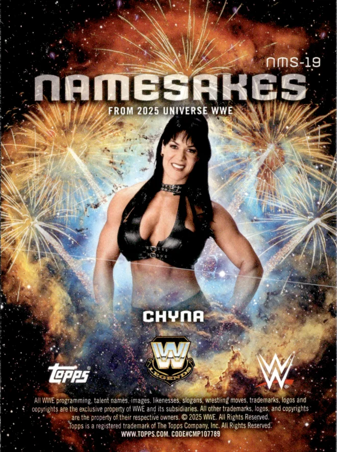 Chyna card back