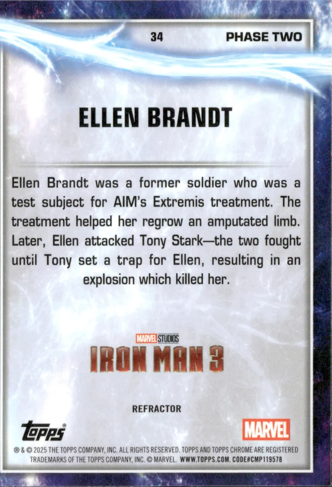 Ellen Brandt card back