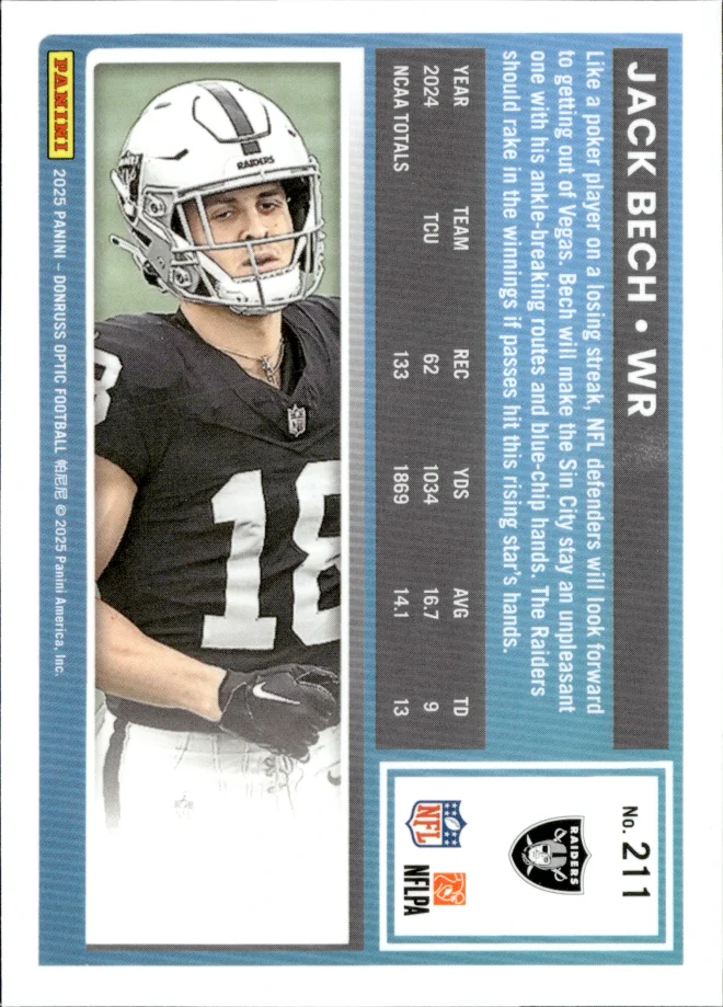Jack Bech card back