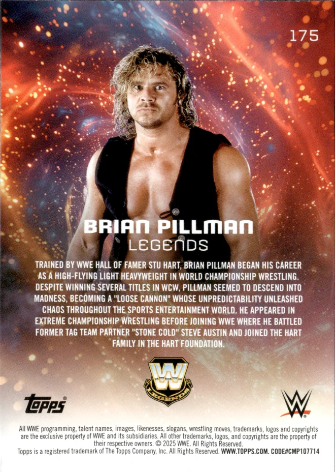 Brian Pillman card back
