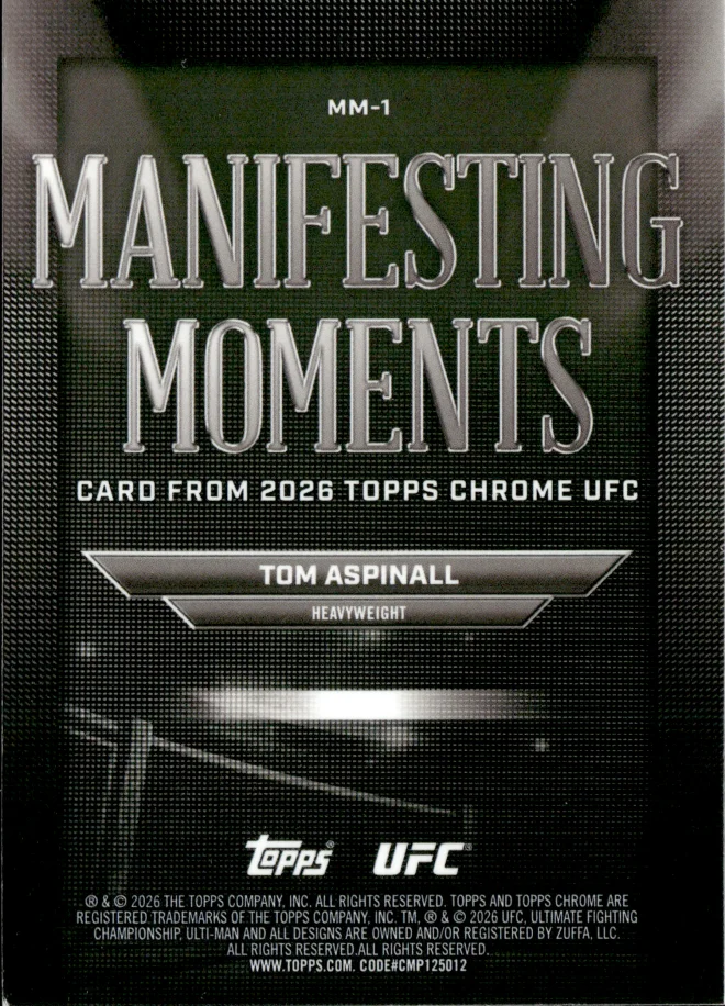 Tom Aspinall card back