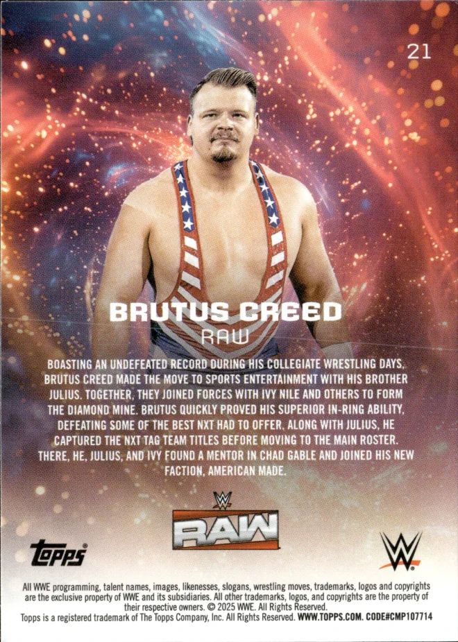 Brutus Creed card back