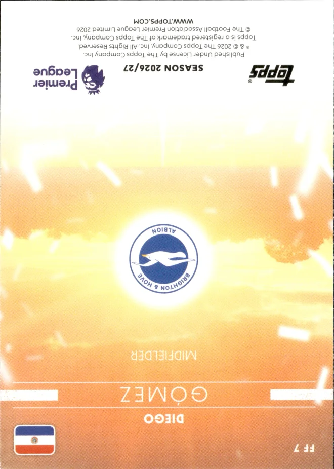 Diego Gómez card back
