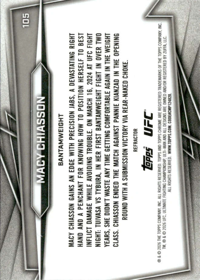 Macy Chiasson card back
