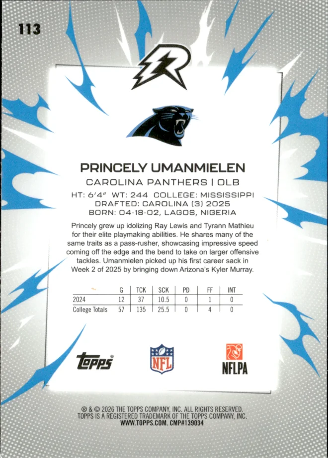 Princely Umanmielen card back