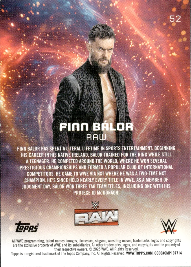 Finn Bálor card back