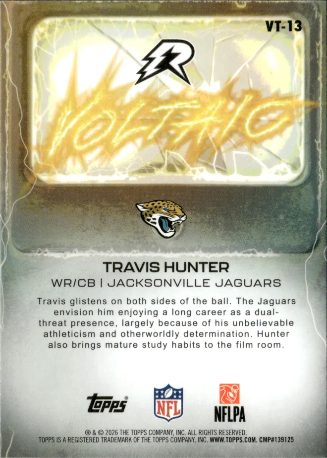 Travis Hunter card back