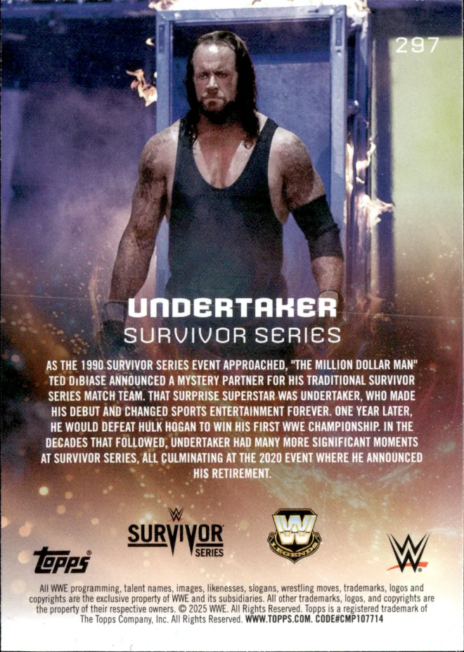 Undertaker card back