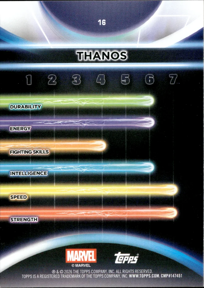 Thanos card back
