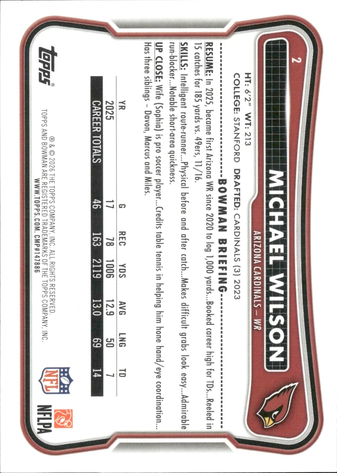 Michael Wilson card back