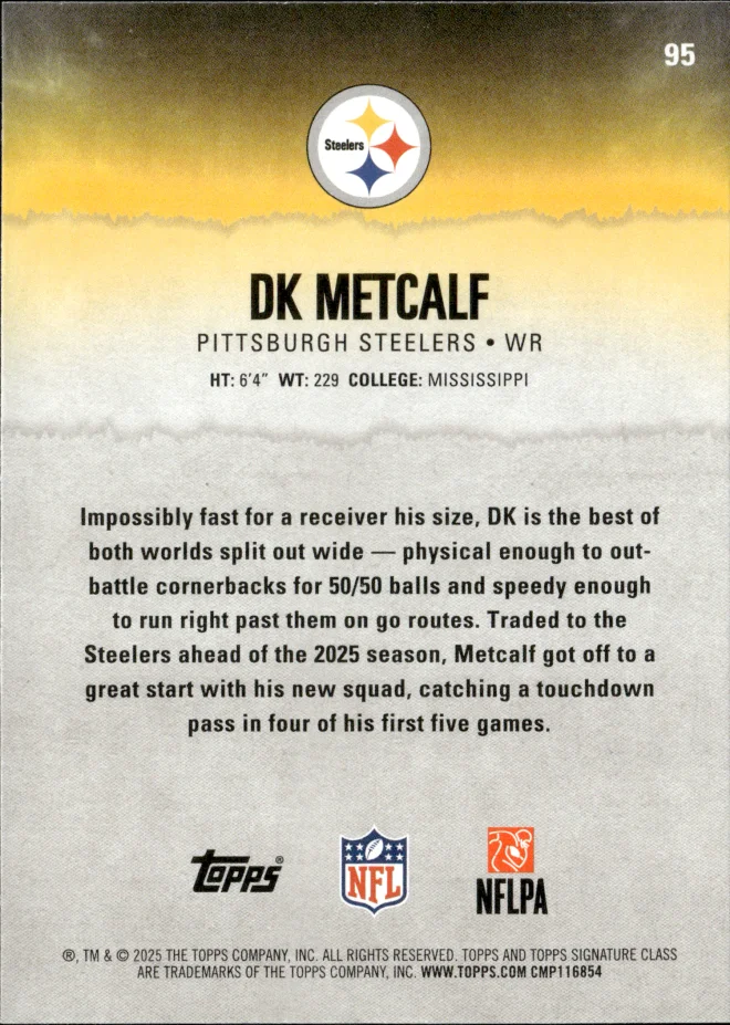 DK Metcalf card back