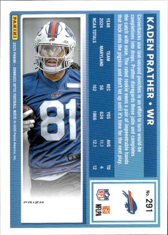Kaden Prather card back