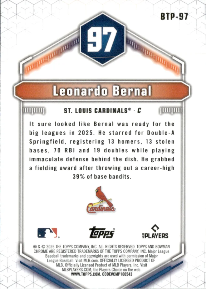 Leonardo Bernal card back