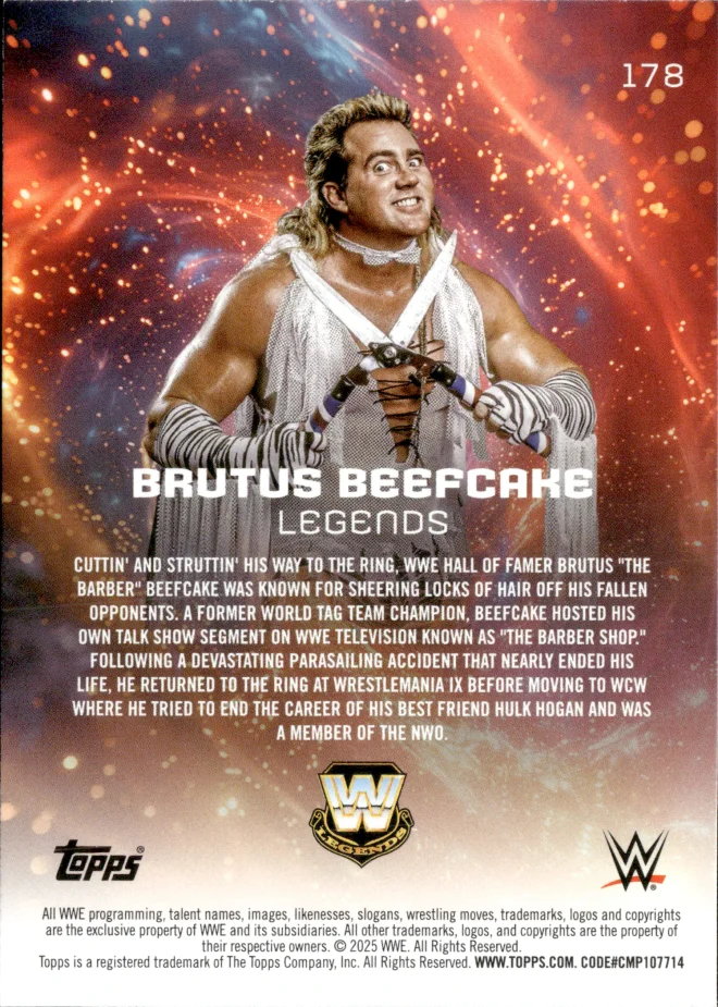 Brutus Beefcake card back