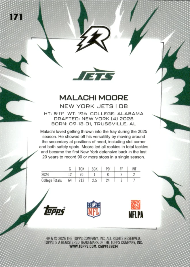 Malachi Moore card back