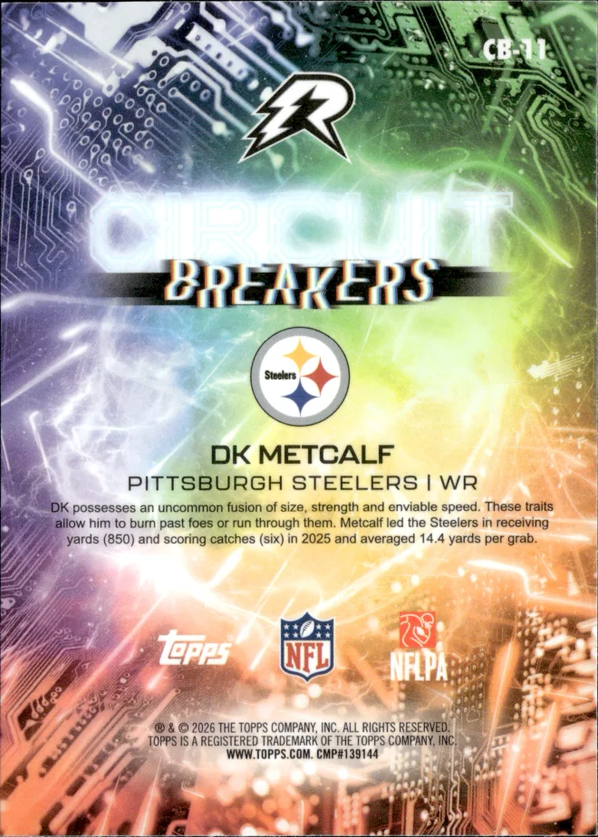 DK Metcalf card back