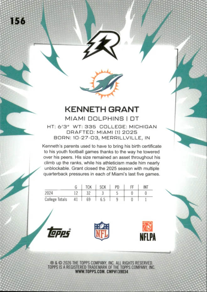 Kenneth Grant card back