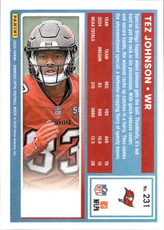 Tez Johnson card back