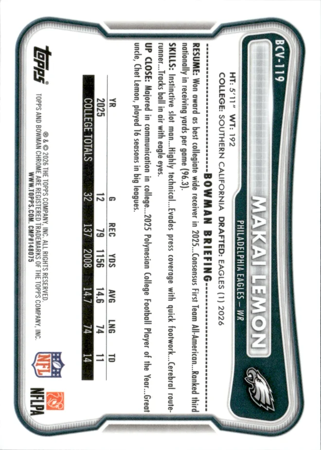 Makai Lemon card back