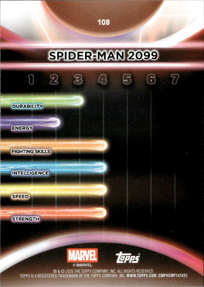 Spider-Man 2099 card back