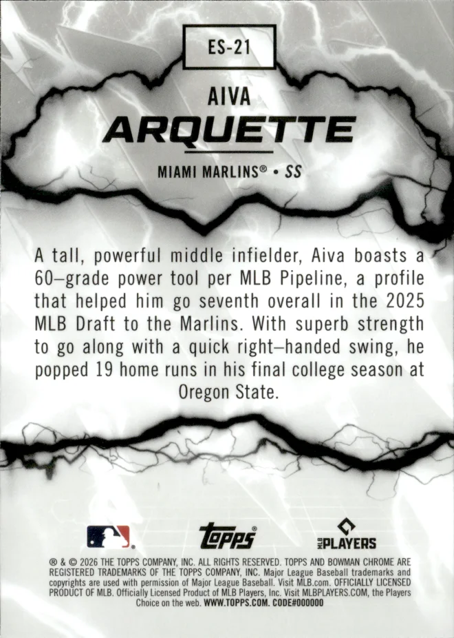 Aiva Arquette card back