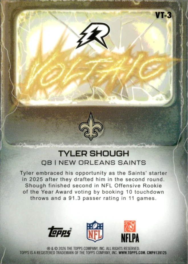 Tyler Shough card back