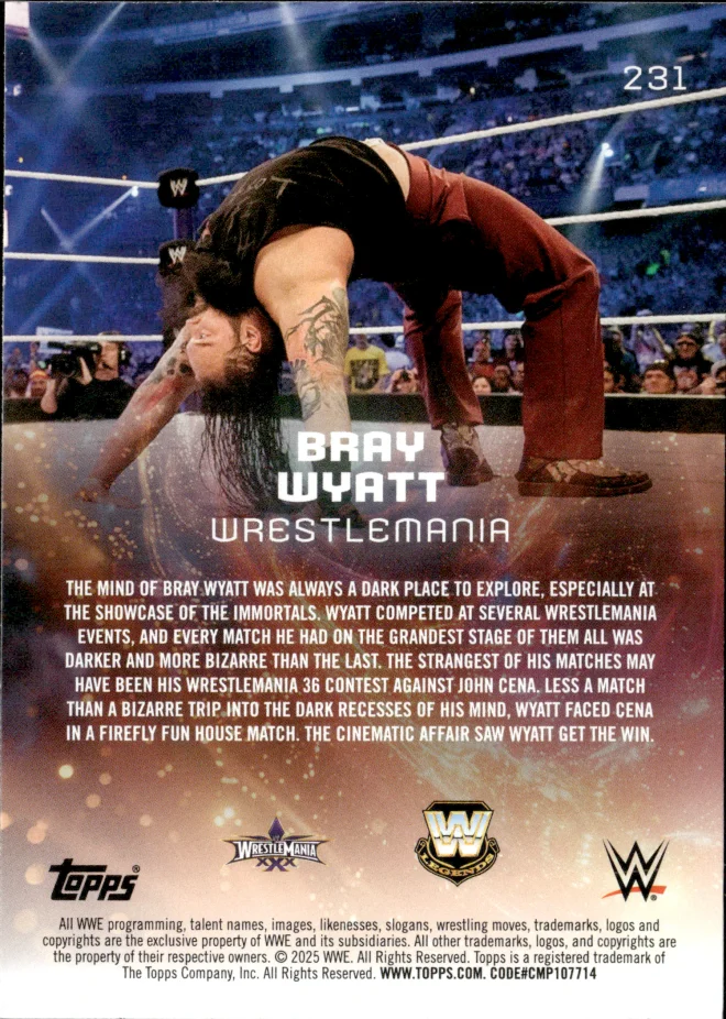 Bray Wyatt card back