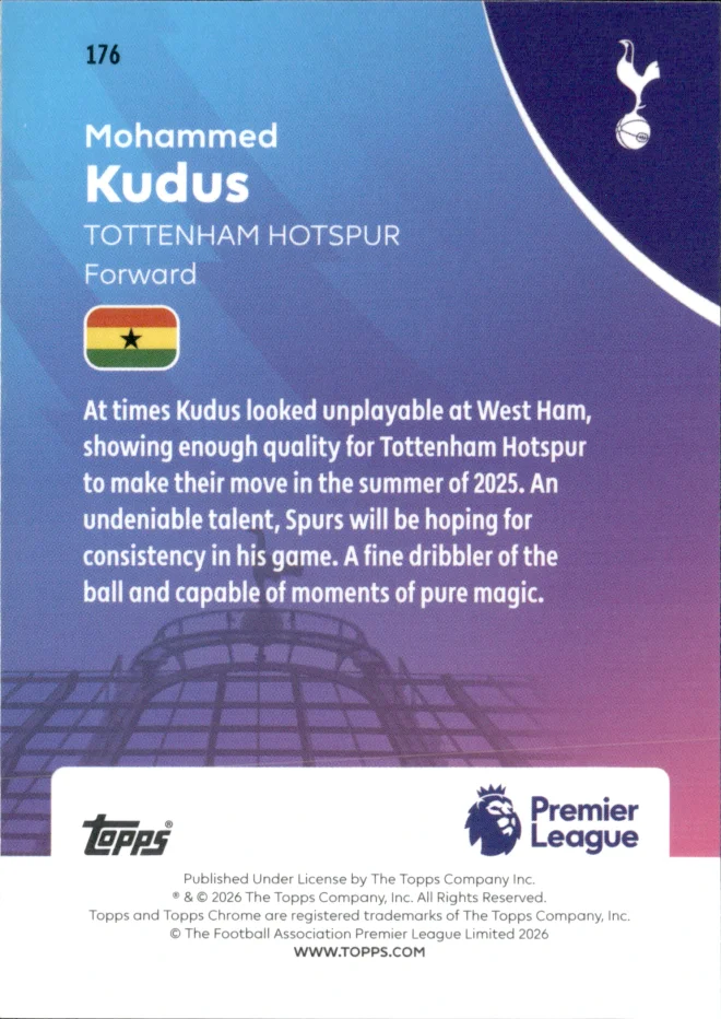 Mohammed Kudus card back
