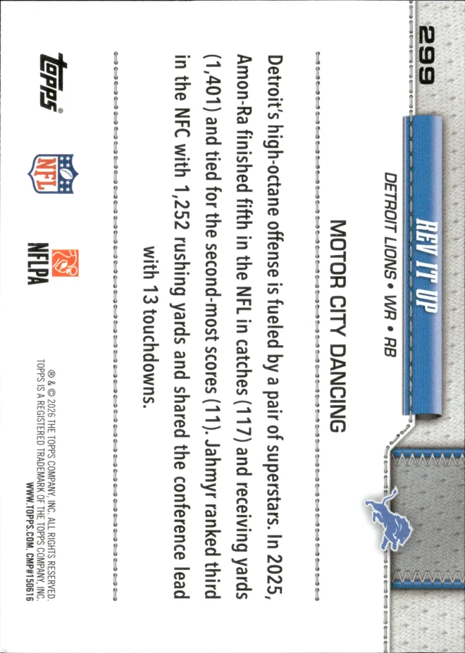 Motor City Dancing card back