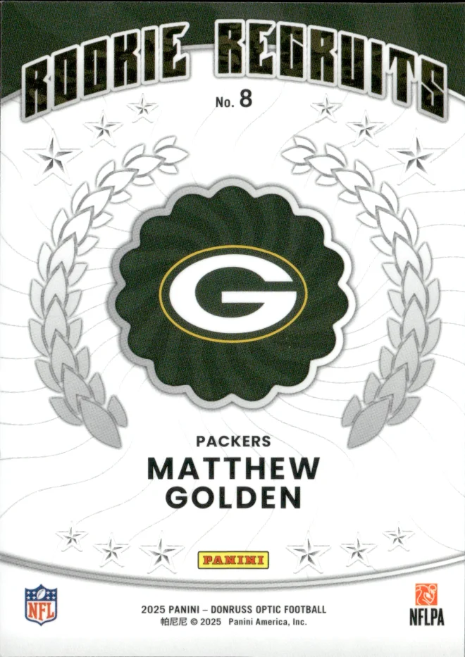 Matthew Golden card back