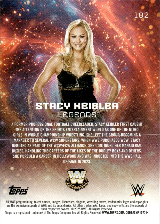 Stacy Keibler card back