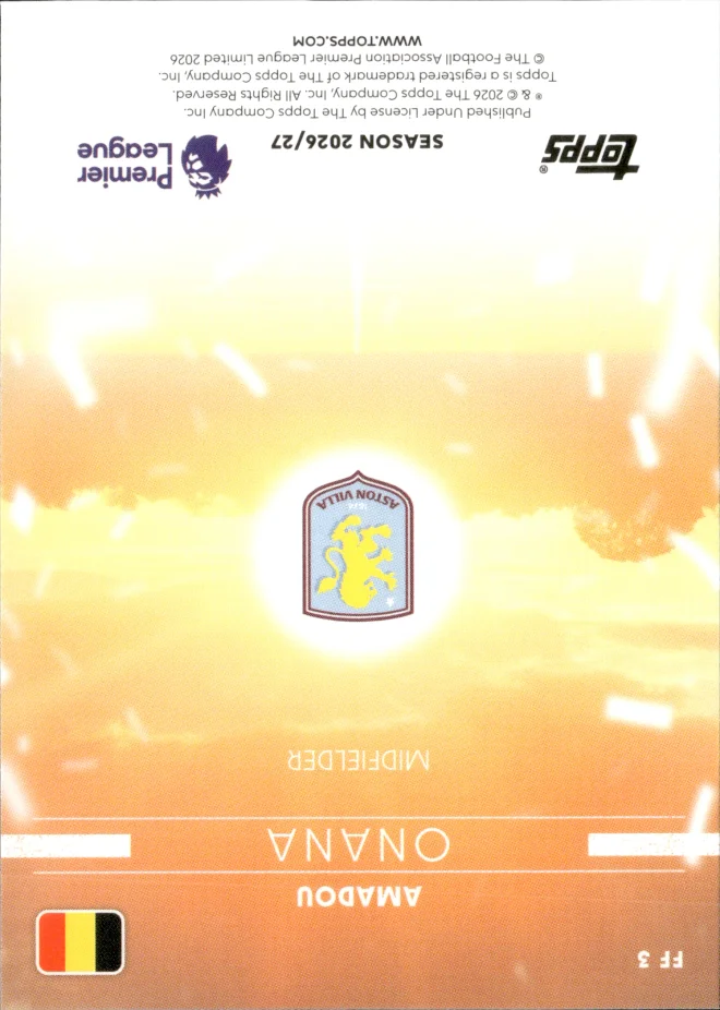 Amadou Onana card back