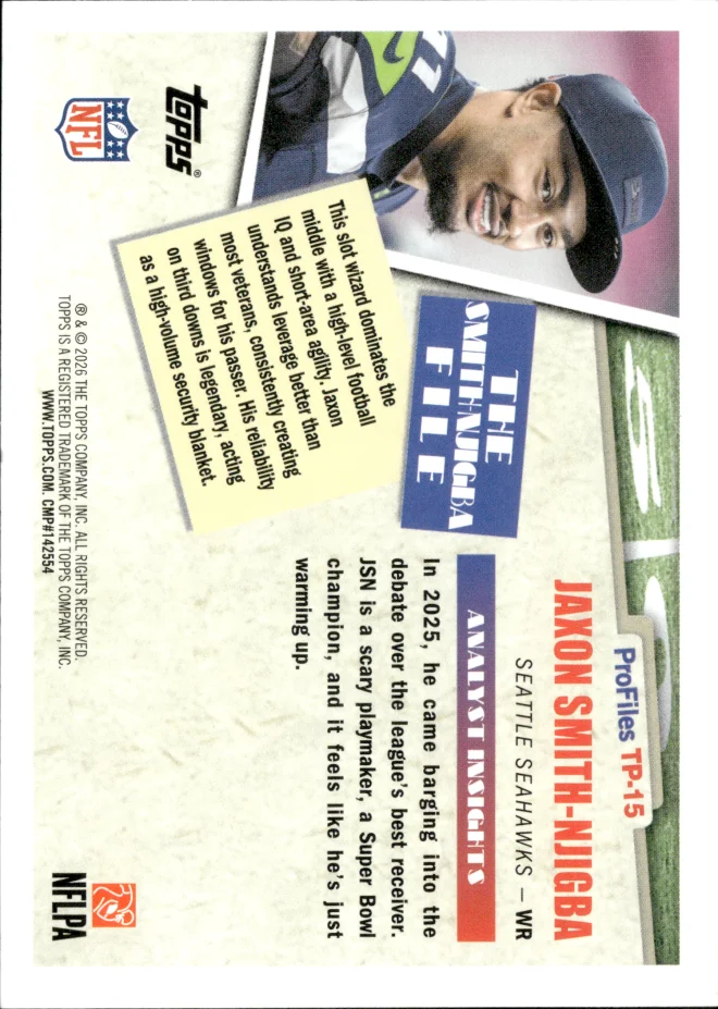 Jaxon Smith-Njigba card back