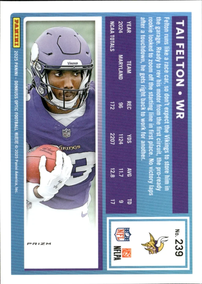 Tai Felton card back